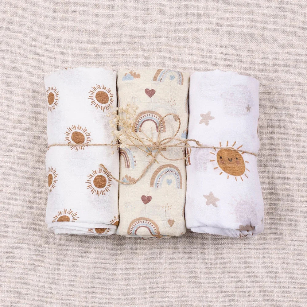 3 Piece Muslin Cloths