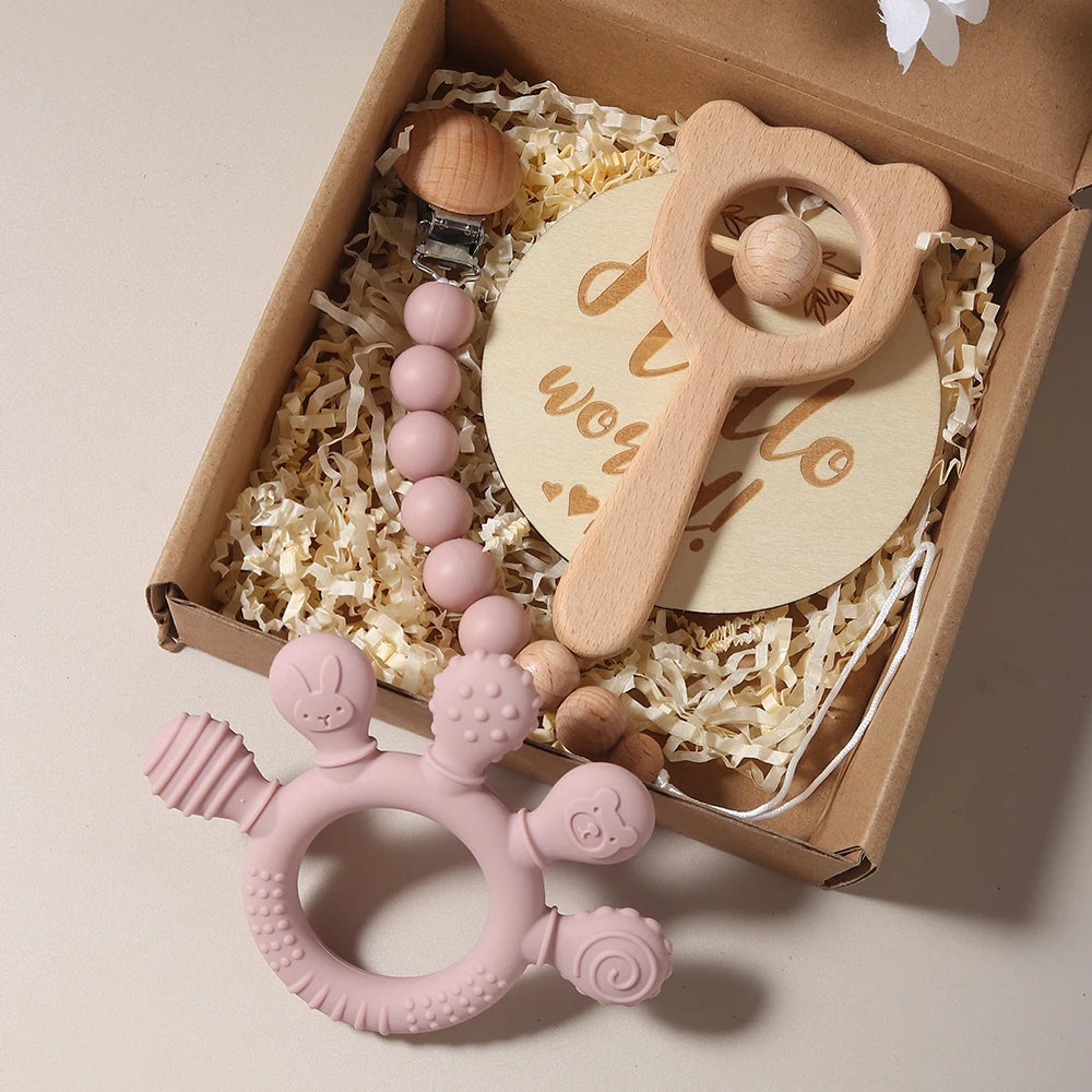 4-Piece New-born Teether Set