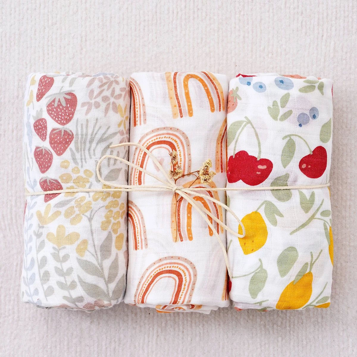 3 Piece Muslin Cloths