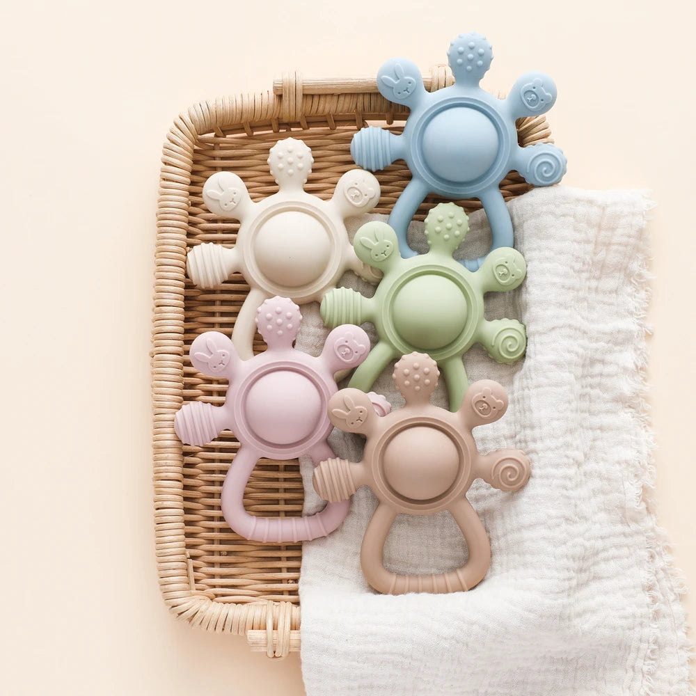 Silicone Teether Rattle
