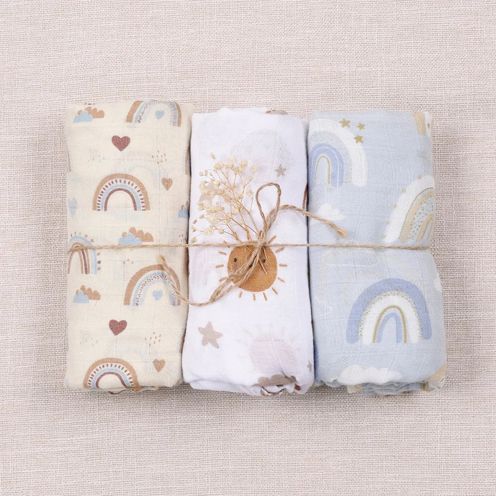 3 Piece Muslin Cloths
