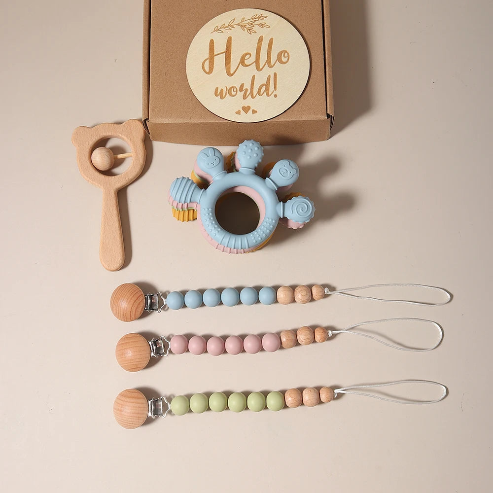 4-Piece New-born Teether Set