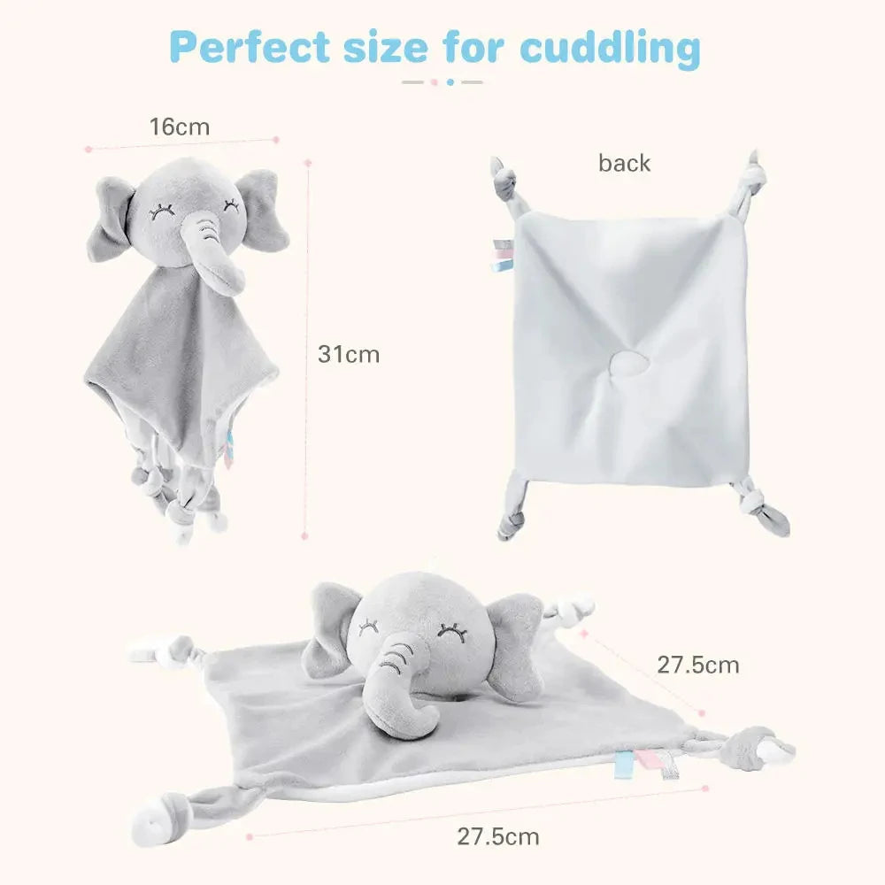4-in-1 Sensory Plush Toy Comforter