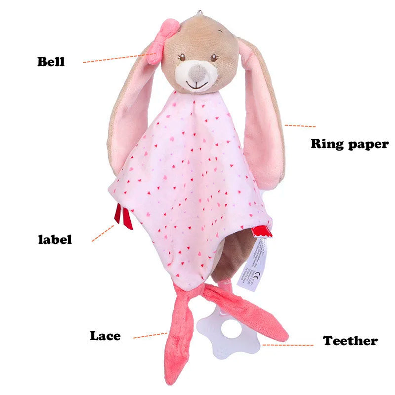 4-in-1 Sensory Plush Toy Comforter