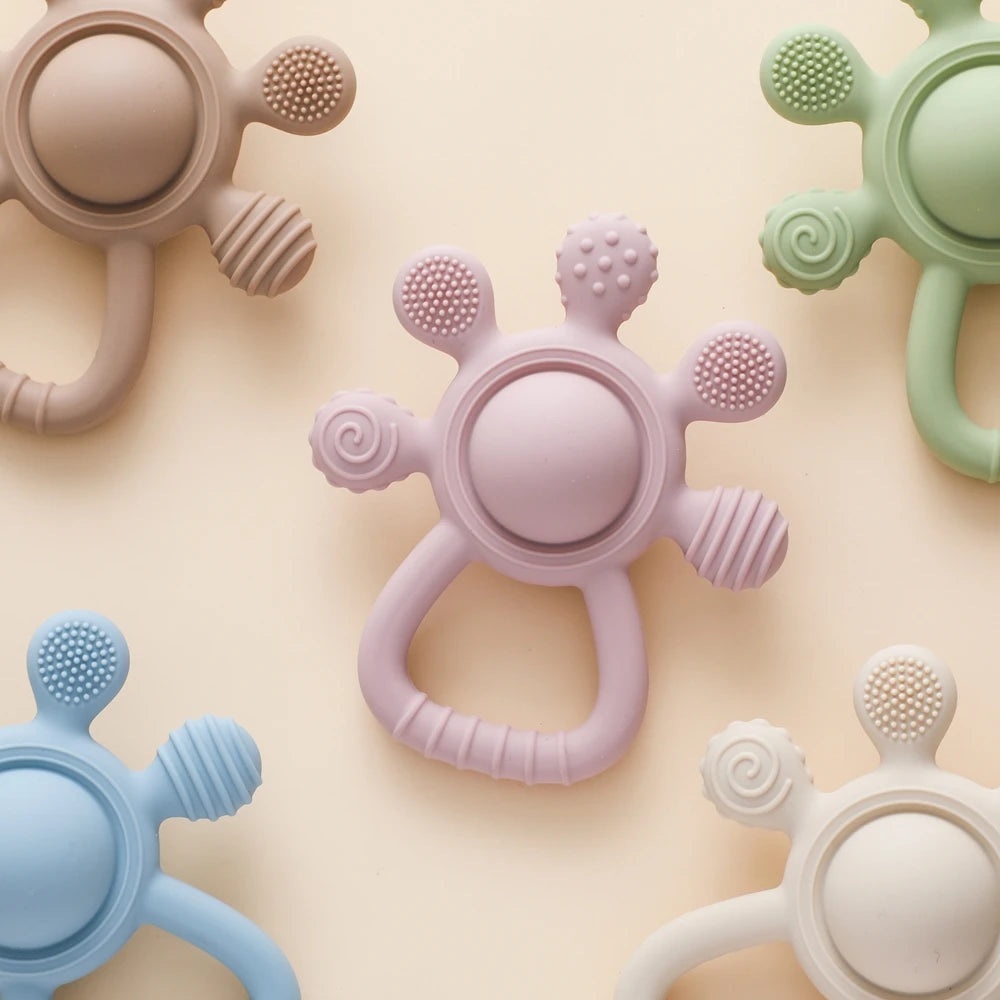 Silicone Teether Rattle