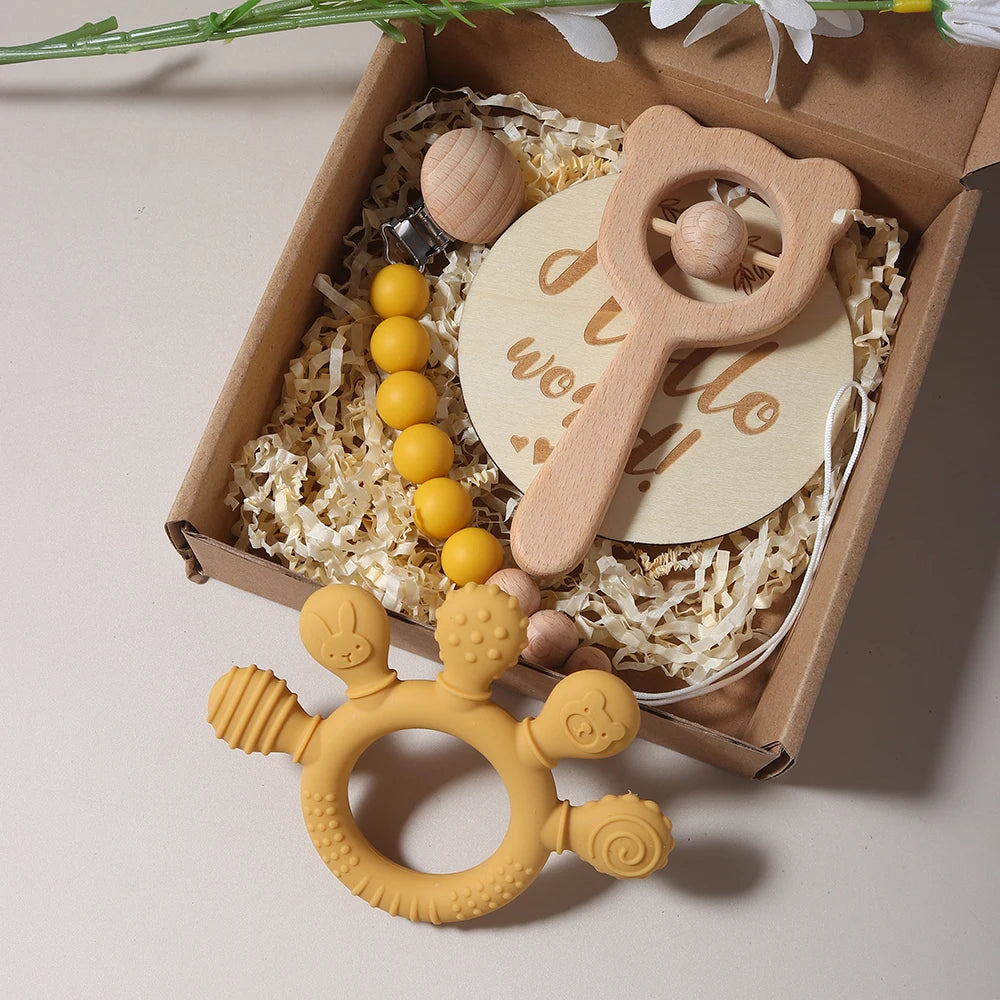 4-Piece New-born Teether Set