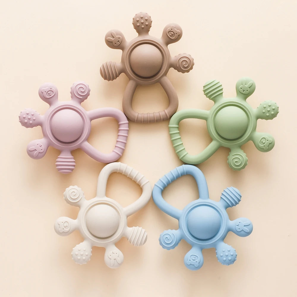 Silicone Teether Rattle