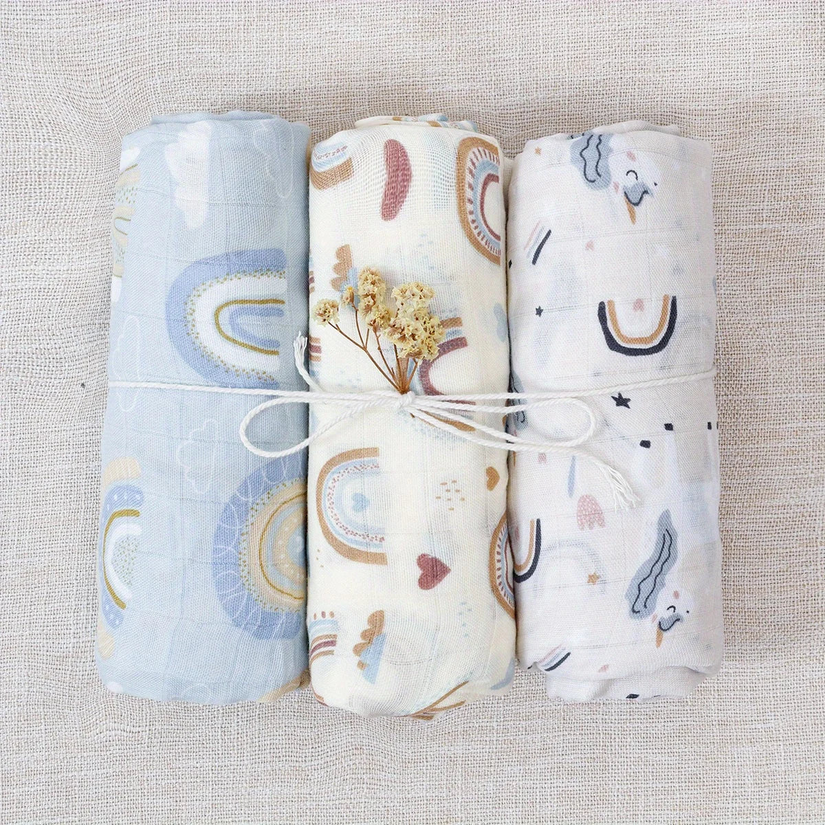 3 Piece Muslin Cloths