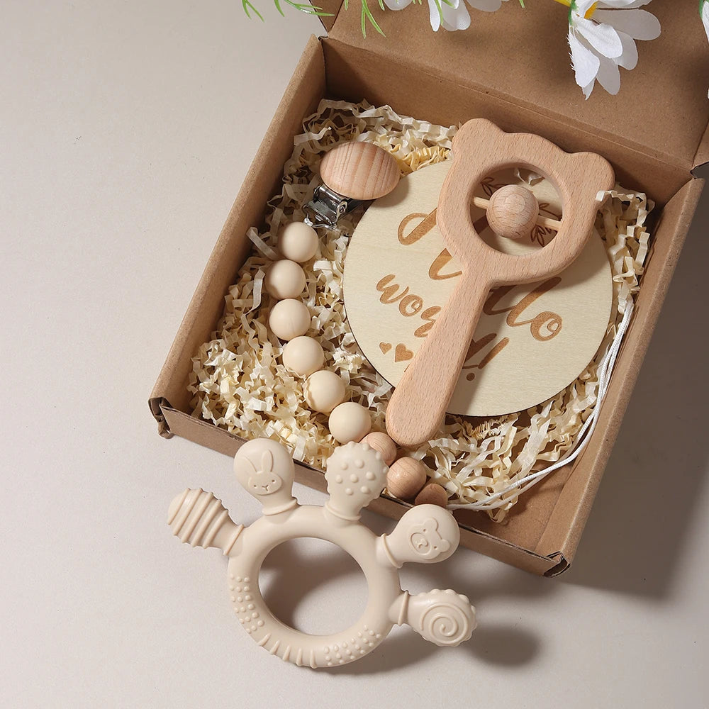 4-Piece New-born Teether Set