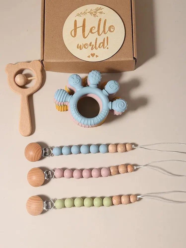 4-Piece New-born Teether Set