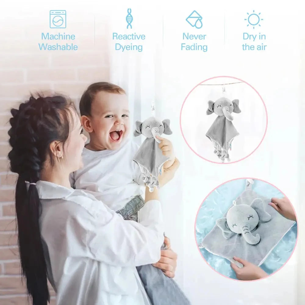 4-in-1 Sensory Plush Toy Comforter