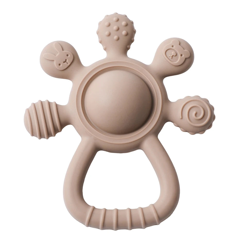 Silicone Teether Rattle