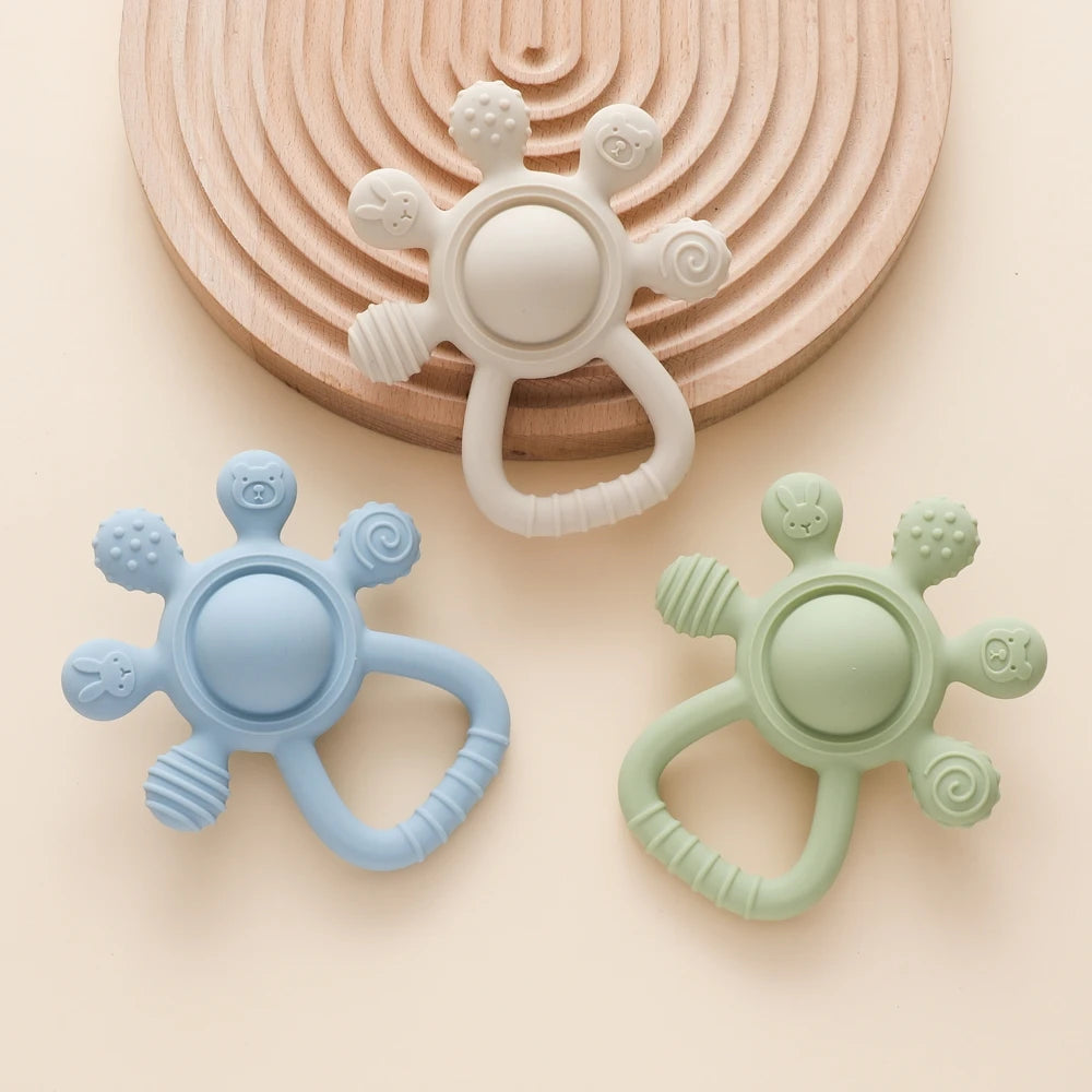 Silicone Teether Rattle